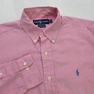 Ralph Lauren Red Checkered Casual Shirt